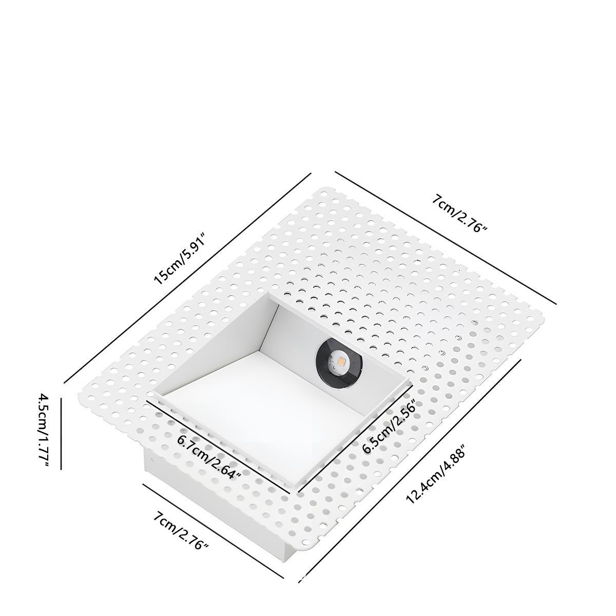 Nichelle Minimalist Aluminium Recessed Stair Light