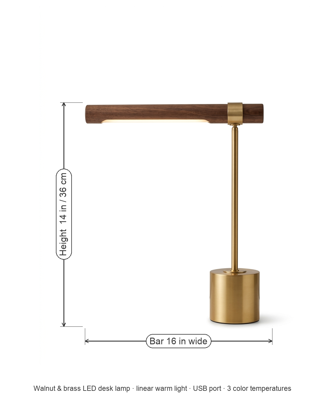 Pravena Mid-Century Brass Table Lamp