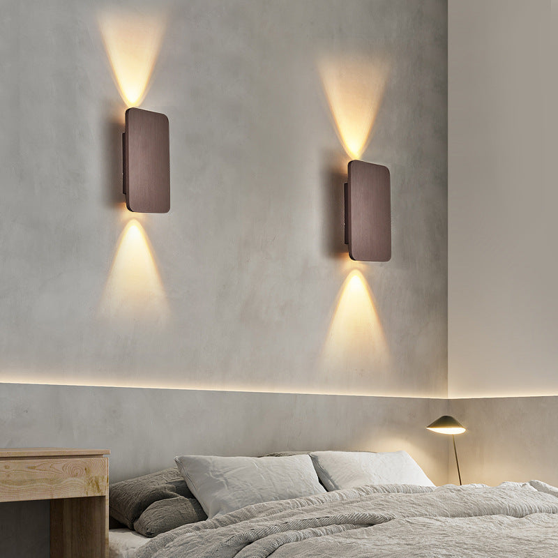 Valtera Bauhaus Metal Rectangular Wall Light