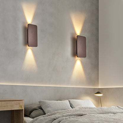 Valtera Bauhaus Metal Rectangular Wall Light