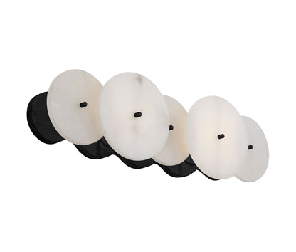 Lunavey Modern Alabaster Disc Vanity Light