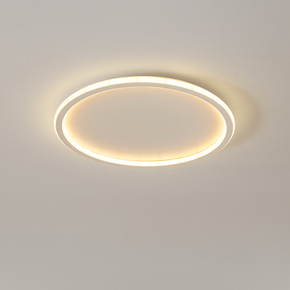 Solvane Scandinavian Aluminium Flush Ceiling Light