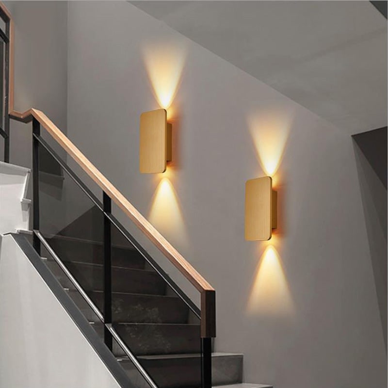 Nyxora Minimalist Metal Rectangular Wall Light