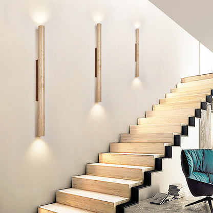 Torvela Japandi Travertine Wall Light