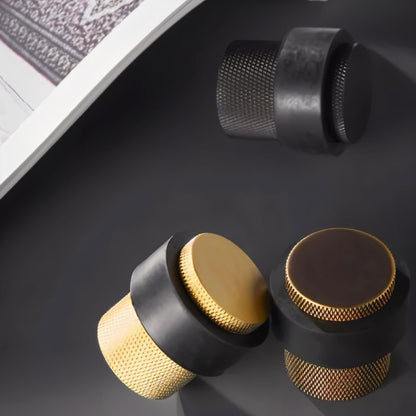 Nelvora Minimalist Brass Floor Door Stop