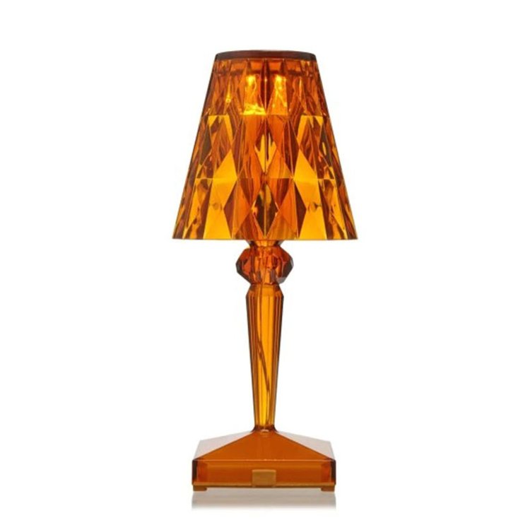 Prismara Faceted Crystal Cordless Table Lamp