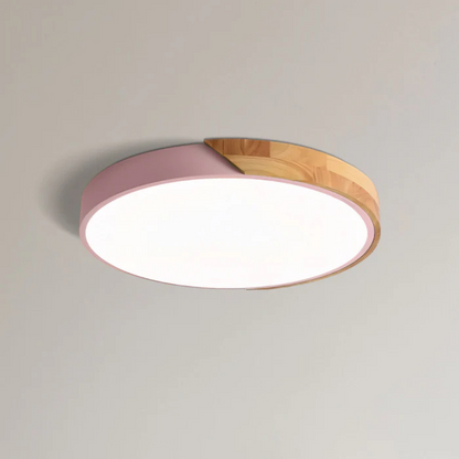 Skalvi Scandinavian Wood Ceiling Light
