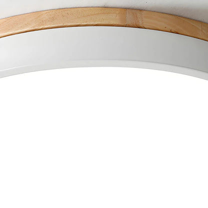 Lumbra Minimalist Wood Flush Ceiling Light