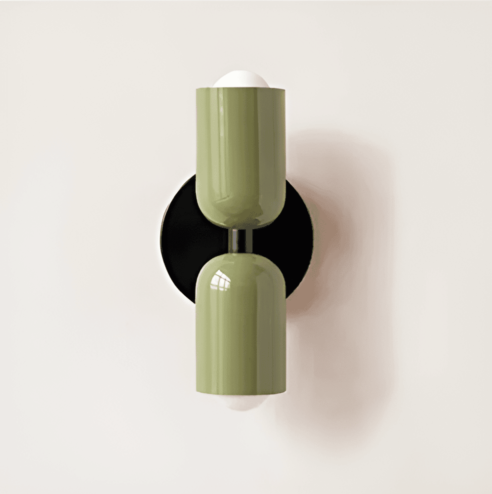 Miravel Bauhaus Iron Capsule Wall Light