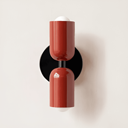 Miravel Bauhaus Iron Capsule Wall Light