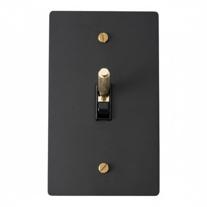 Ivarelle Vintage Solid Brass 1-Gang Toggle Switch