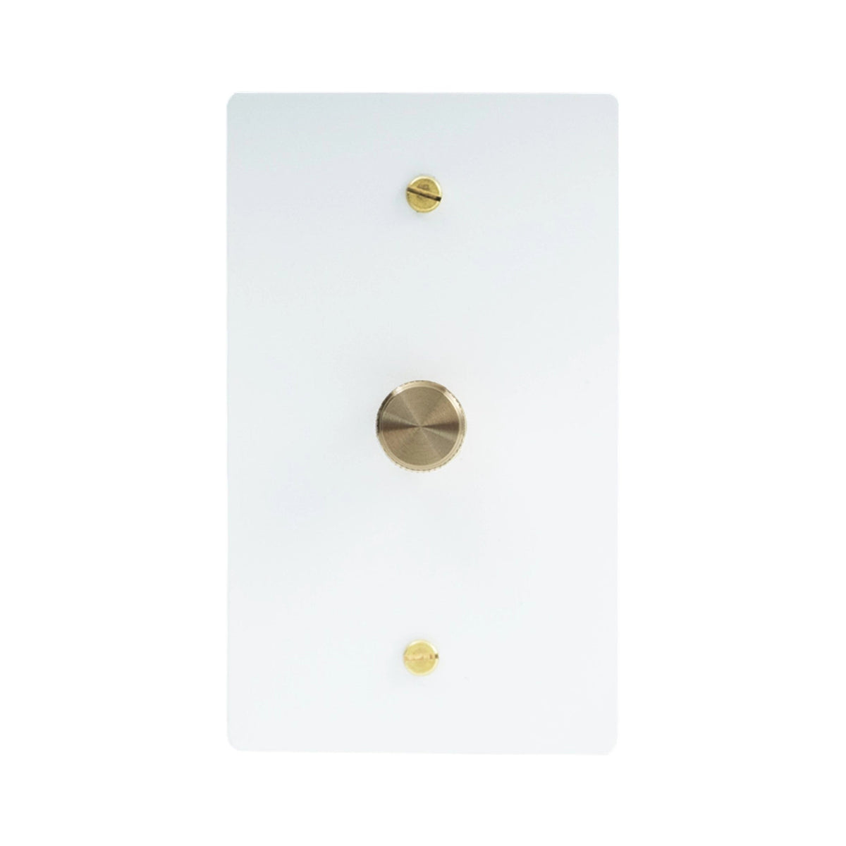 Brevanto Vintage Brass 1-Gang Rotary Dimmer Switch