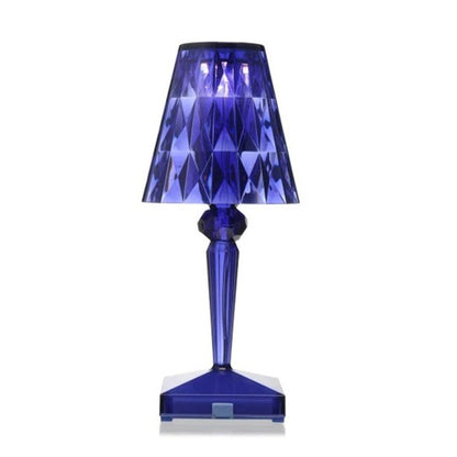 Prismara Faceted Crystal Cordless Table Lamp