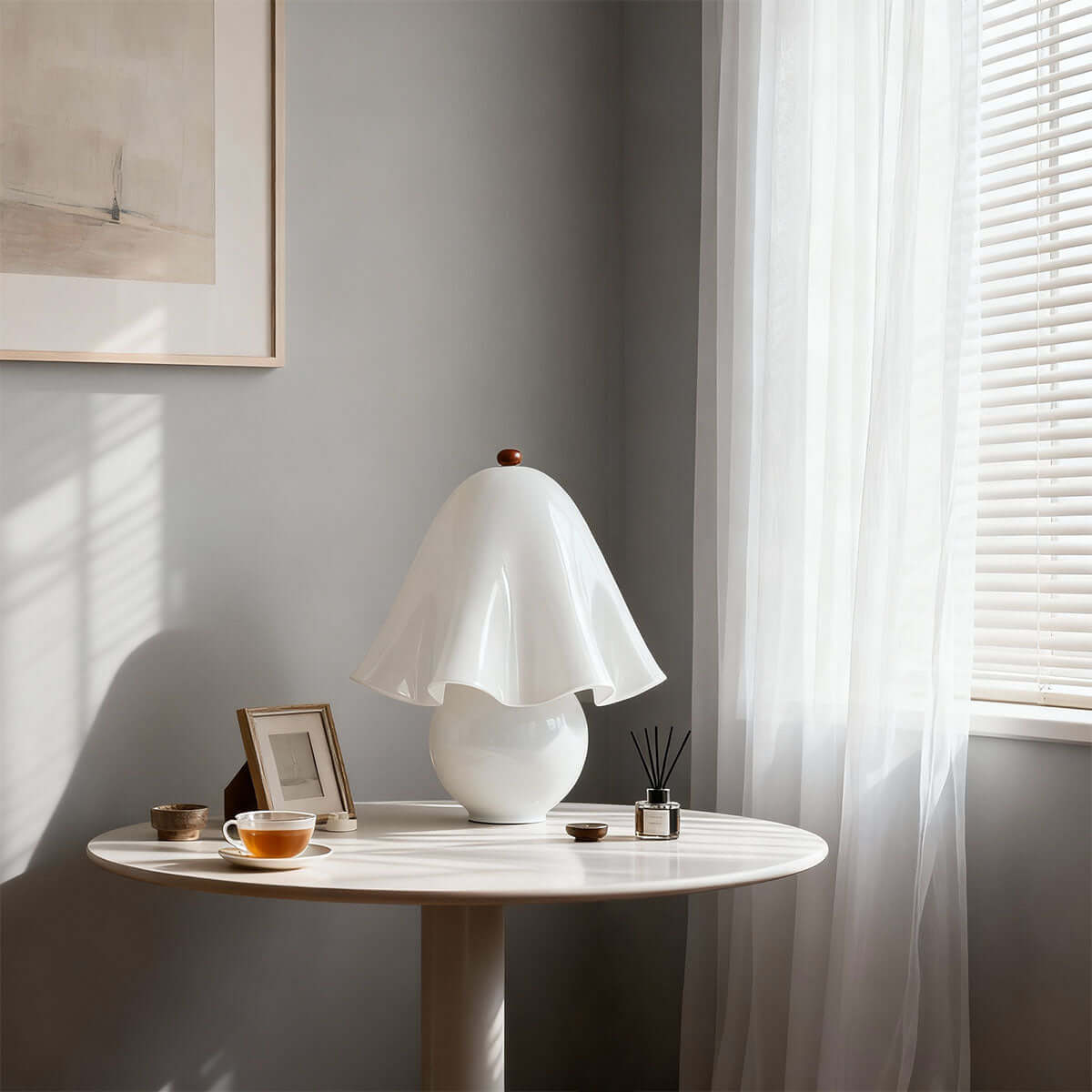 Halcyra Boho Ceramic Table Lamp
