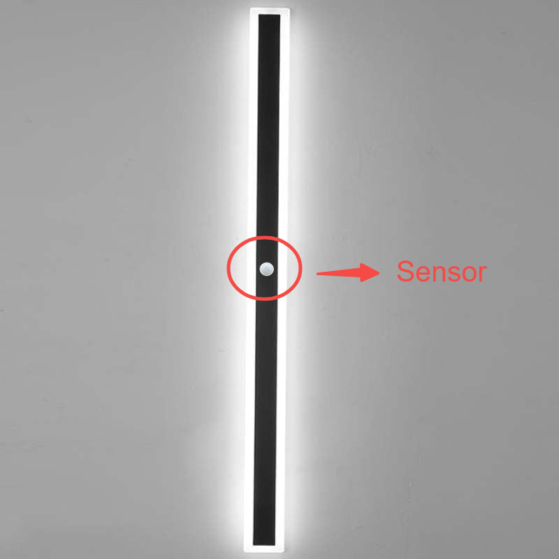 Halvenn Minimalist Acrylic Pane Outdoor Wall Light