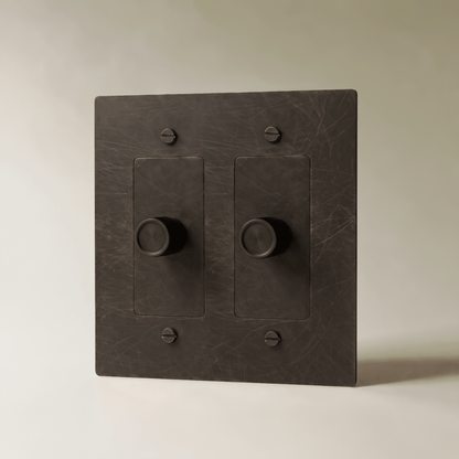 Norvessa Vintage Brass Rotary Dimmer Switch