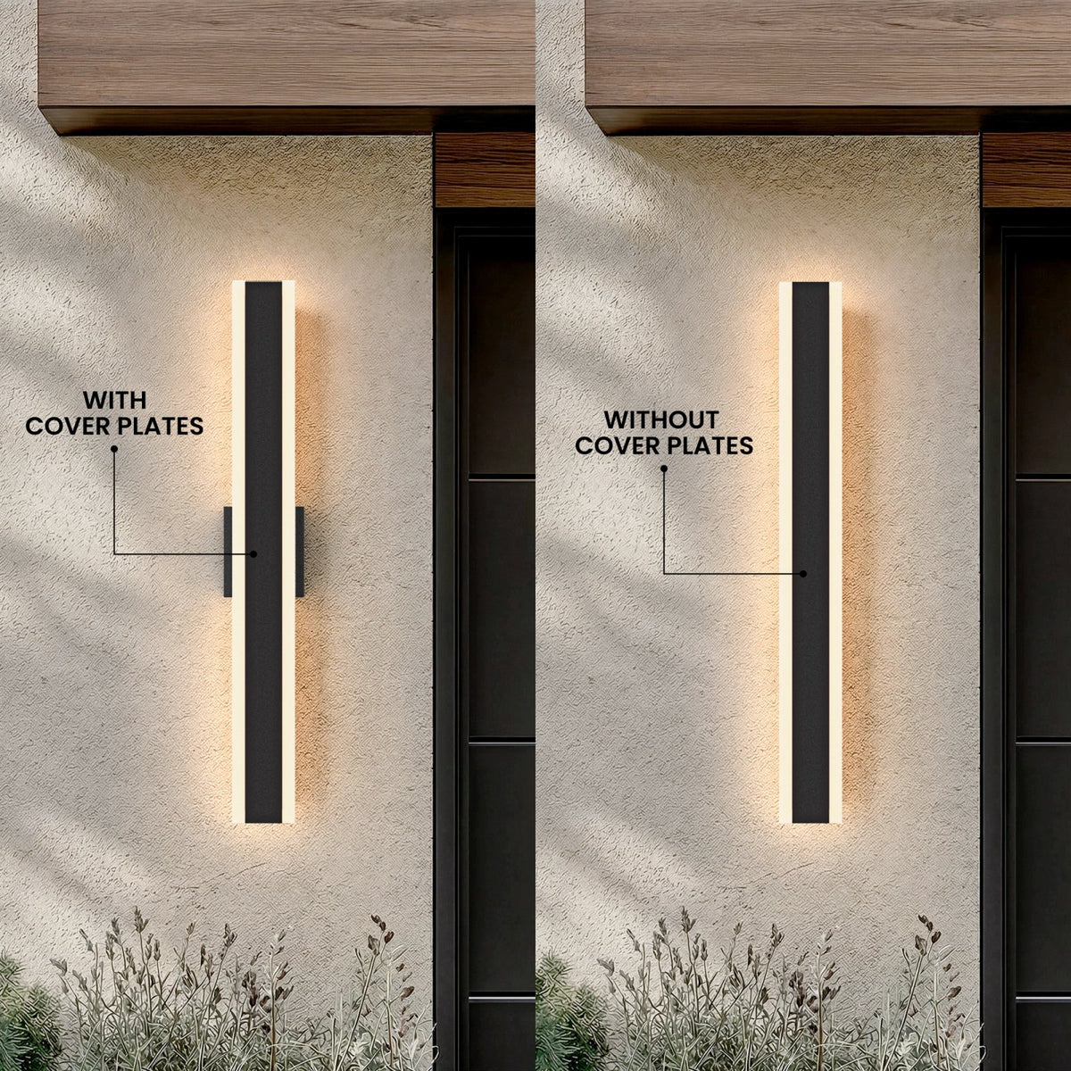 Zephlyn Linear Aluminium Outdoor Wall Light