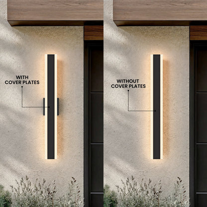 Zephlyn Linear Aluminium Outdoor Wall Light