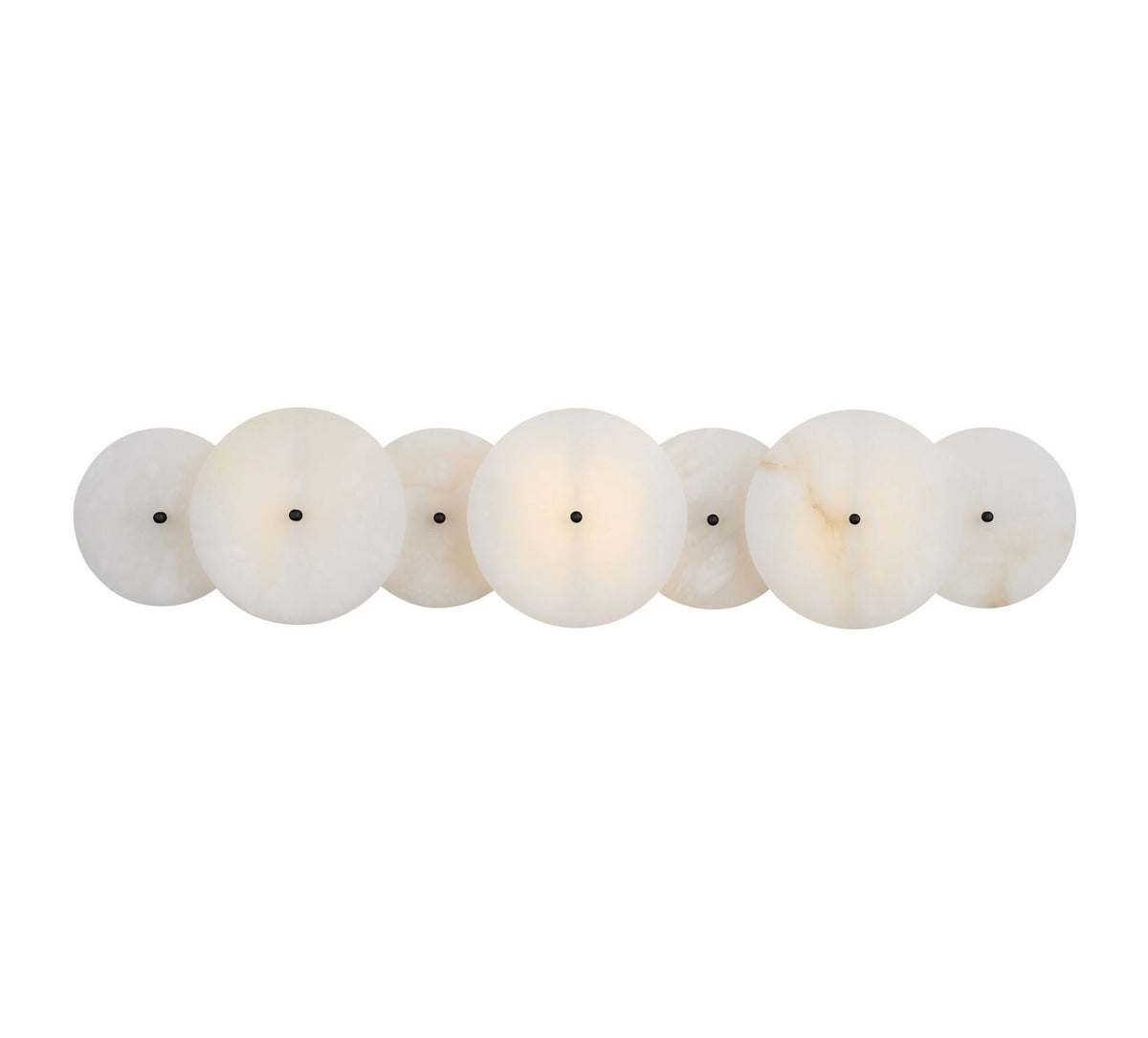 Lunavey Modern Alabaster Disc Vanity Light