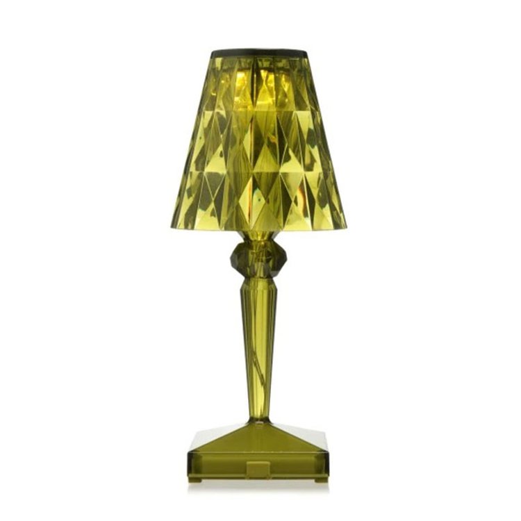 Prismara Faceted Crystal Cordless Table Lamp