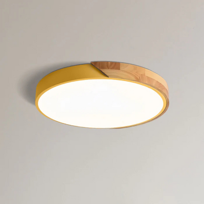 Skalvi Scandinavian Wood Ceiling Light