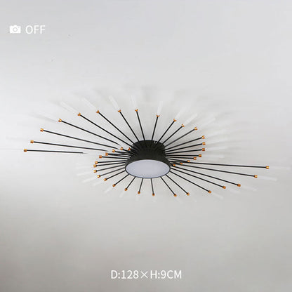 Pyrenna Starburst Metal Firework Ceiling Light