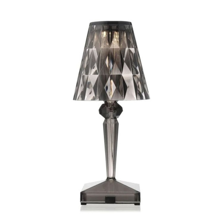 Prismara Faceted Crystal Cordless Table Lamp