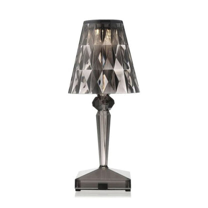Prismara Faceted Crystal Cordless Table Lamp