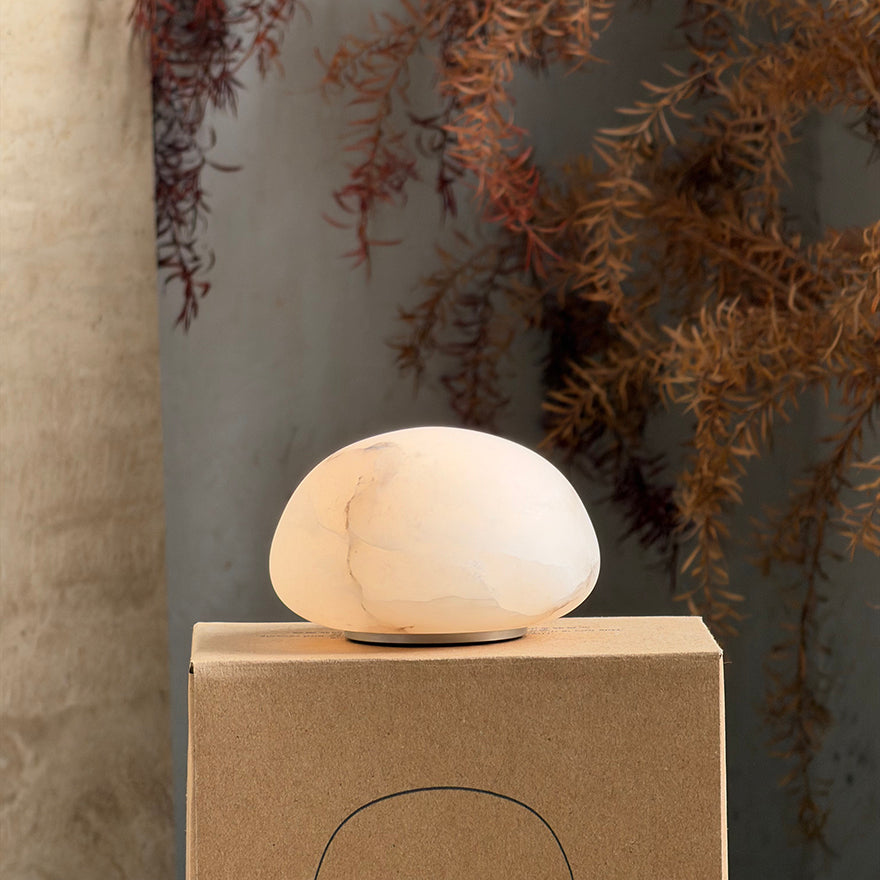 Alvane Minimalist Alabaster Table Lamp
