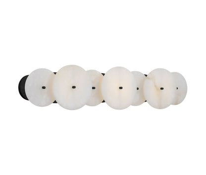Lunavey Modern Alabaster Disc Vanity Light