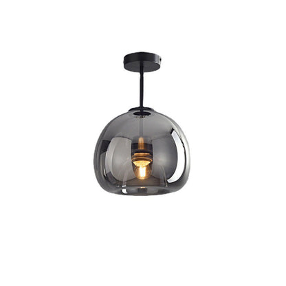 Velsora Modern Copper Glass Ceiling Light