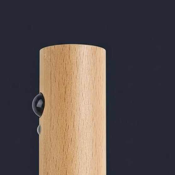 Oakmira Minimalist Wood Motion Sensor Wall Light