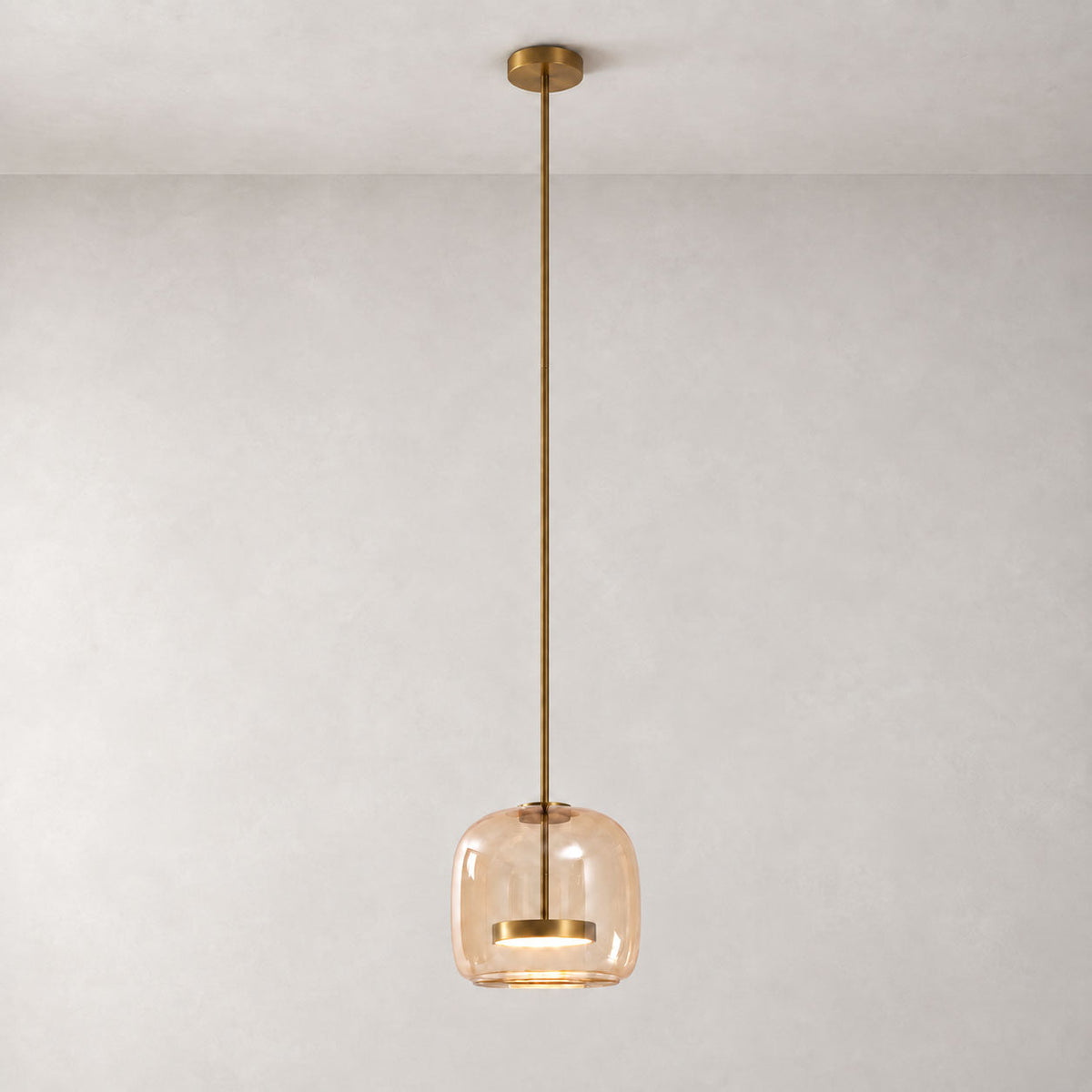 Glavira Modern Blown Glass Pendant Light