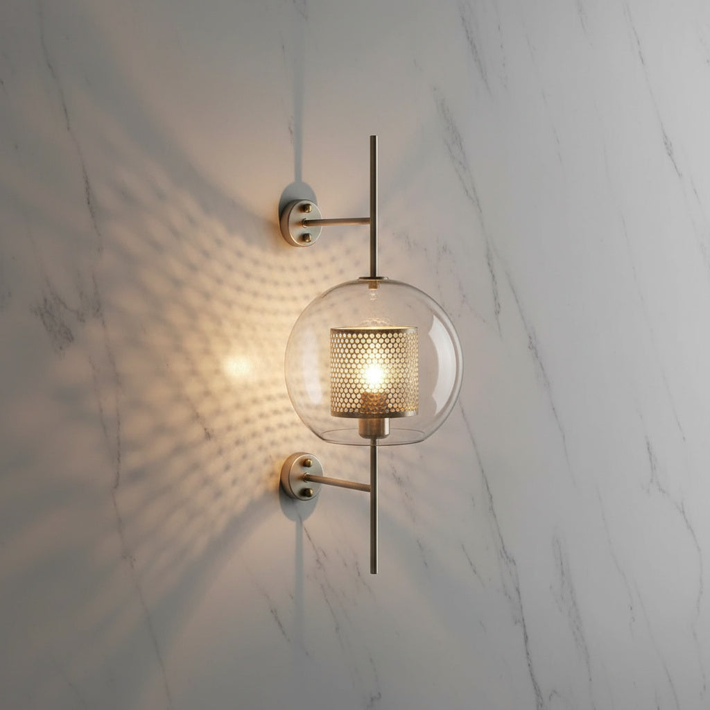 Serenova Retro Glass Wall Light