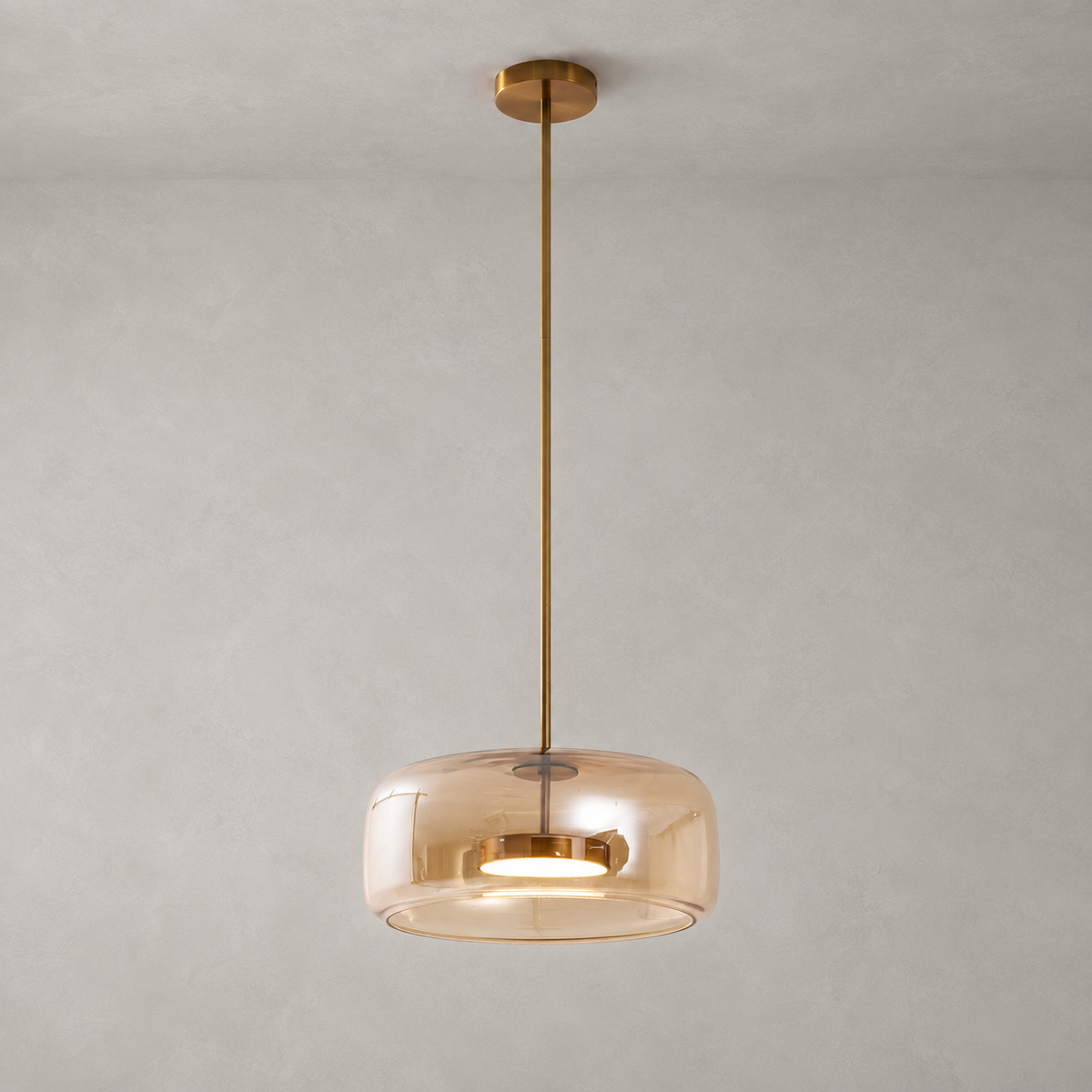 Glavira Modern Blown Glass Pendant Light