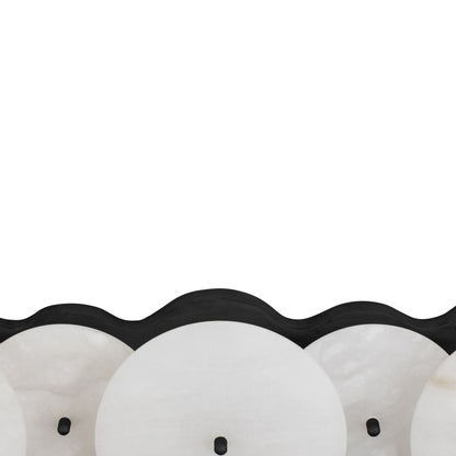 Lunavey Modern Alabaster Disc Vanity Light