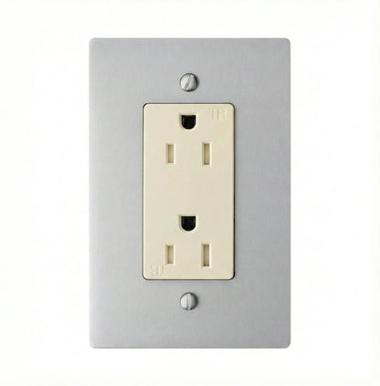Corvanel Traditional Brass Duplex Socket Outlet