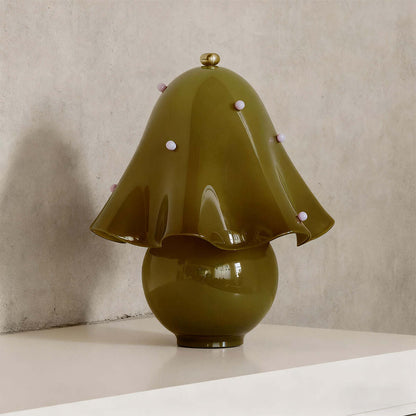 Halcyra Boho Ceramic Table Lamp