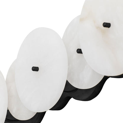 Lunavey Modern Alabaster Disc Vanity Light
