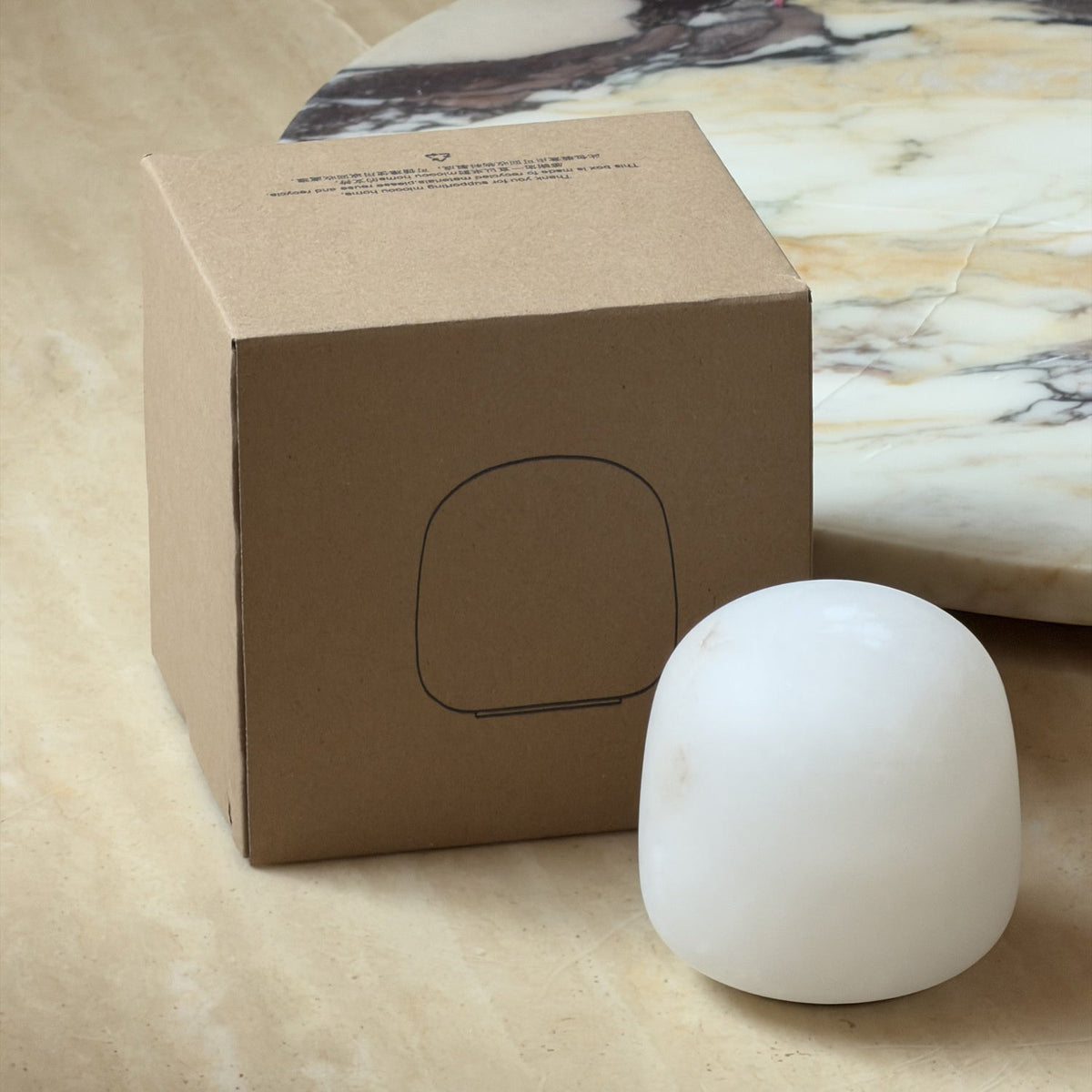 Alvane Minimalist Alabaster Table Lamp