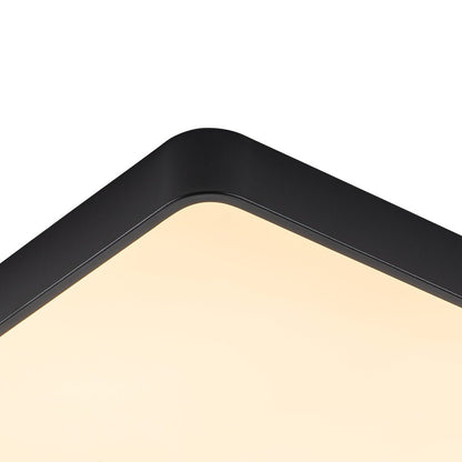 Quadrova Scandinavian Wood Rectangular LED Ceiling Light