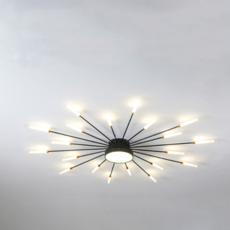 Pyrenna Starburst Metal Firework Ceiling Light