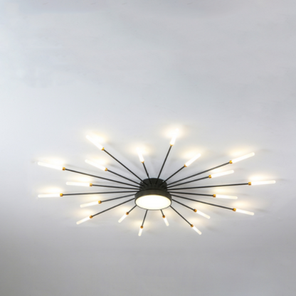 Pyrenna Starburst Metal Firework Ceiling Light