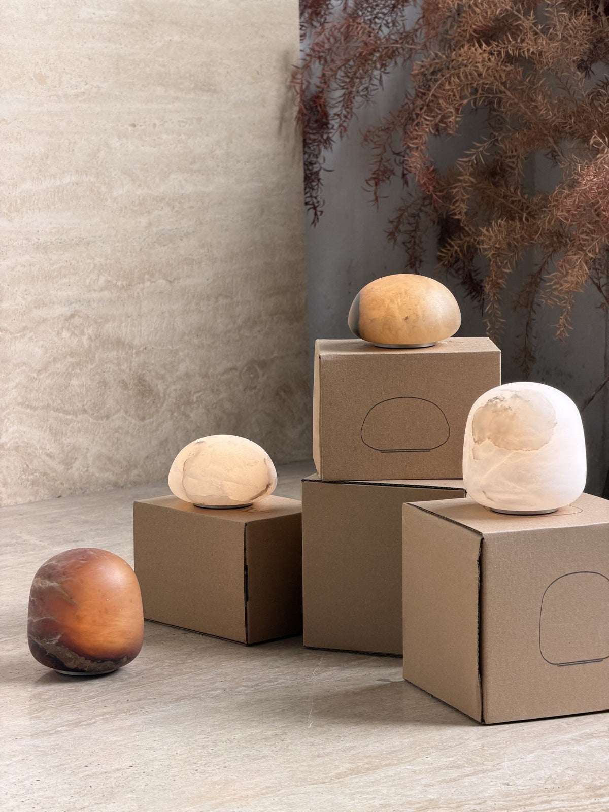 Alvane Minimalist Alabaster Table Lamp