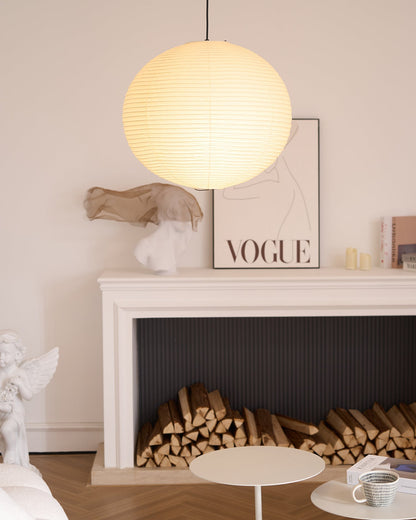 Sorella Japandi Rice Paper Pendant Light