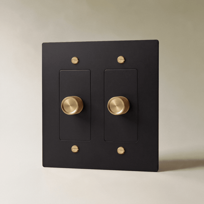 Norvessa Vintage Brass Rotary Dimmer Switch