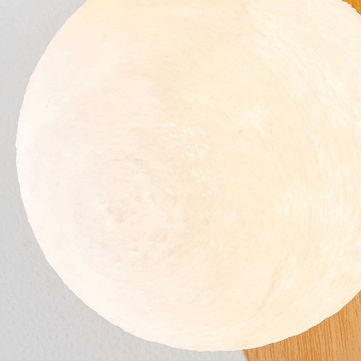 Velmara Minimalist Wood Globe Wall Light