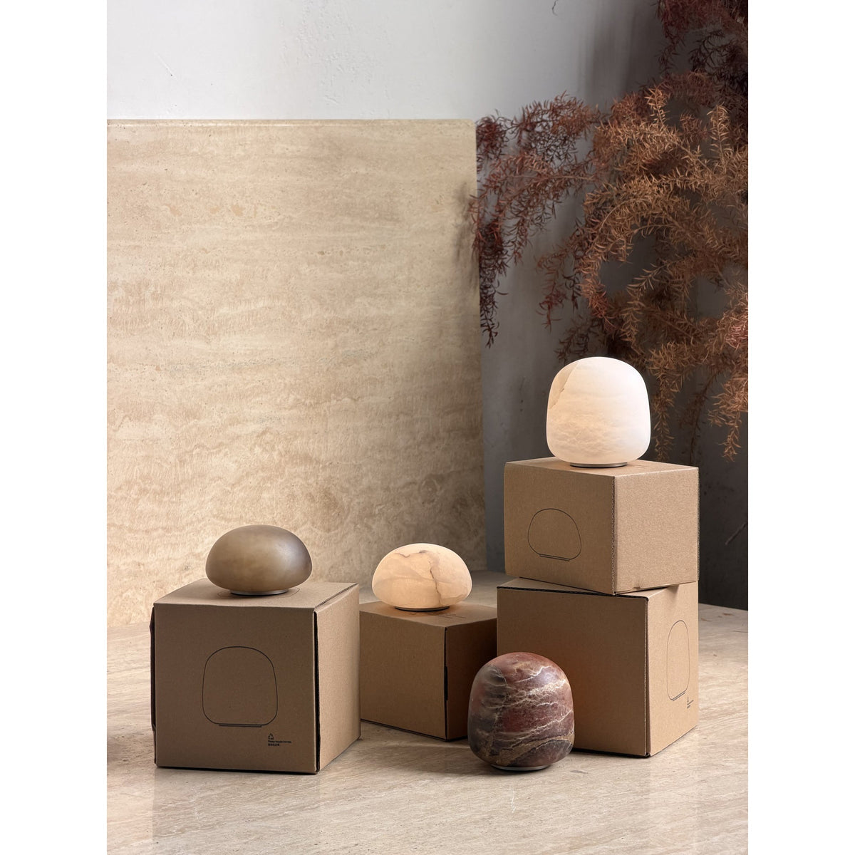 Alvane Minimalist Alabaster Table Lamp