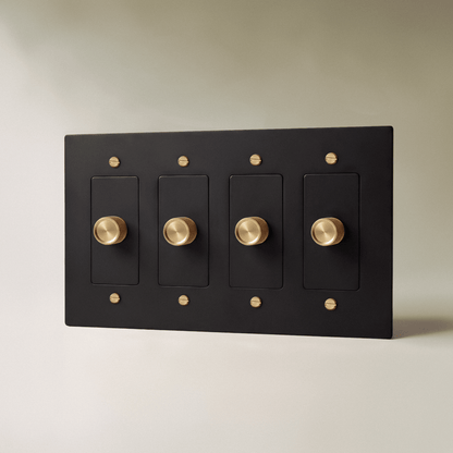 Norvessa Vintage Brass Rotary Dimmer Switch
