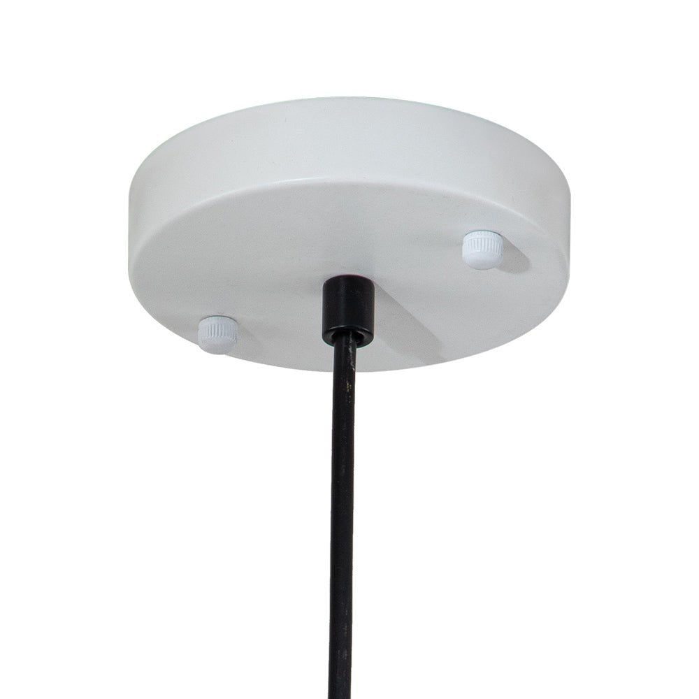 Domarra Industrial Metal Gold-Leaf Dome Pendant Light